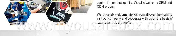 100% Full Test Security Electronic Digital Home Pistol Safe Box (USPS-8130F)